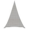 vidaXL Telo Ombra 5 x 6 x 6 m HDPE Triangolare Grigio chiaro e bianco