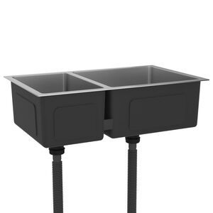 vidaXL Lavello da Cucina in Acciaio Inossidabile