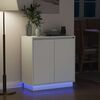 vidaXL Madia LED con porta Bianco 71 x 34,5 x 75 cm Legno multistrato
