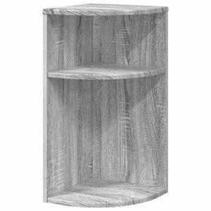 vidaXL Tavolino Grigio Sonoma 29,6 x 29,6 x 60 cm Legno ingegnerizzato