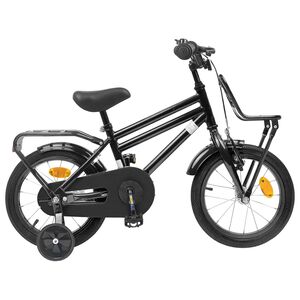 vidaXL Bicicletta per Bambini 12 Pollici per bambini di 2-4 anni Nero