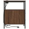 vidaXL Armadio da Notte con cassetto Rovere Marrone 30 x 48 x 61 cm