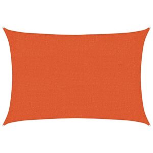 vidaXL Vela Parasole 160 g/m&sup2; Arancione 2x2,5 m in HDPE