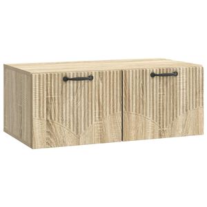 vidaXL Mobile Porta TV da Muro Rovere Sonoma 78,5 x 41 x 30 cm