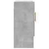 vidaXL Armadietto a Muro Grigio Cemento 60x31x70 cm Legno Multistrato