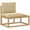 vidaXL Divano da Esterno con cuscino Bianco 91 x 63 x 73 cm