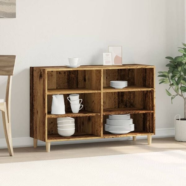 vidaXL Credenza Legno Antico 103,5x35x70 cm in Truciolato