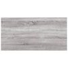 vidaXL Mensole Parete 4pz Grigio Sonoma 40x20x1,5cm Legno Multistrato