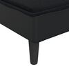 vidaXL Chaise Longue in Tessuto Nero