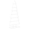 vidaXL Albero di Natale in metallo con supporto KUOPIO 210 cm Acciaio