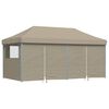 vidaXL Tendone Pop-up 580 x 292 x 315 cm Tortora Tessuto Oxford