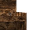 vidaXL Scarpiera Rovere Fumo 100,5x28x100 cm in Legno Multistrato