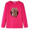 vidaXL Maglietta da Bambina a Maniche Lunghe Fucsia 116
