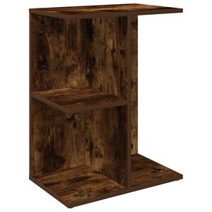 vidaXL Comodino Rovere Fumo 46,5x29x61 cm in Legno Multistrato