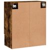 vidaXL Armadietto a Muro Rovere Fumo 60x31x70 cm in Legno Multistrato