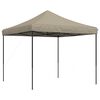 vidaXL Tenda da Festa Pieghevole Pop-Up Tortora 292x292x315 cm