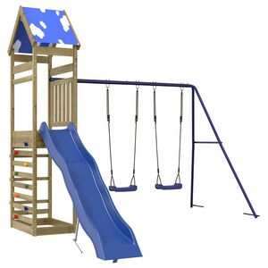 vidaXL Set da Gioco da Esterno in Legno di Pino Impregnato