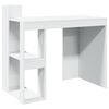 vidaXL Scrivania Ufficio Bianca 103,5x56,5x94 cm in Legno Multistrato