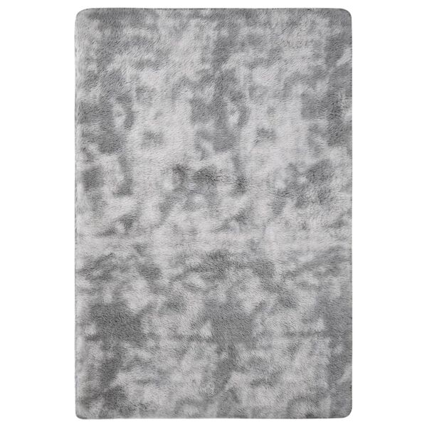 vidaXL Tappeto Shaggy a Pelo Lungo Grigio 200x140 cm