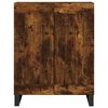 vidaXL Credenza Rovere Fumo 69,5x34x180 cm in Legno Multistrato