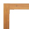 vidaXL panchina Olio Naturale 110 x 30 x 45 cm Legno di teak solido