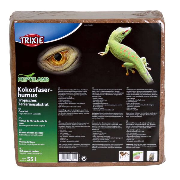 TRIXIE Substrato di Cocco Pressato per Terreno REPTILAND 60 L 76154