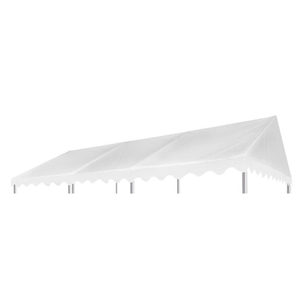 vidaXL Copertura Superiore per Gazebo in PVC 500 g/m² 3x6 m Bianco