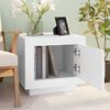 vidaXL Tavolino da Salotto Bianco 51x50x45 cm in Legno Multistrato