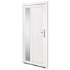 vidaXL Porta Ingresso Bianca 98x200 cm in PVC