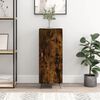 vidaXL Credenza Rovere Fumo 34,5x34x90 cm in Legno Multistrato