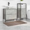 vidaXL Tappetino da bagno antiscivolo Marrone 60 x 90 cm PP