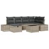 vidaXL Set di divani 6 pz polyrattan
