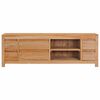 vidaXL Mobile Porta TV 115x30x40 cm in Legno Massello di Teak