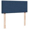 vidaXL Pouf Letto con Materasso Blu 120x200 cm in Tessuto