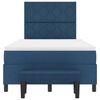 vidaXL Letto a molle con testiera Blu 120 x 200 cm Tessuto