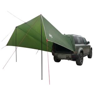 vidaXL Tenda da veicolo Verde 518 x 580 x 215 cm Poliestere e Acciaio
