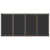 vidaXL Set da Pranzo per Giardino 9 pcs Grigio chiaro polyrattan