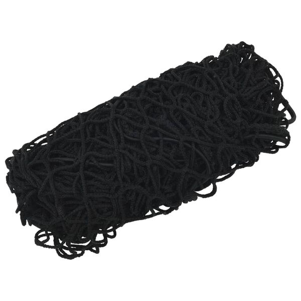 vidaXL Rete per Rimorchio con Corda Elastica Nero 6x3,5 m in PP