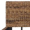 vidaXL Giroletto in Rattan Naturale 140x200 cm