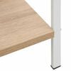 vidaXL Scaffale Libri 4 Ripiani Rovere 60x27,6x124,5 Legno Multistrato