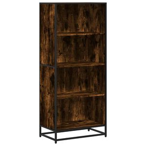 vidaXL Libreria Rovere Fumo 60x35x139 cm in Truciolato