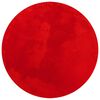 vidaXL Tappeto a Pelo Corto HUARTE Morbido e Lavabile Rosso &Oslash; 160 cm