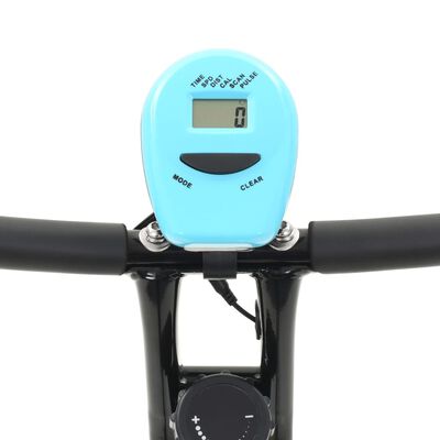vidaXL Cyclette Magnetica X-Bike con Misurazione del Polso Nero e Blu