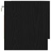 vidaXL Guardaroba Rovere Nero 70 x 32,5 x 35 cm Legno multistrato