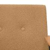 vidaXL poltrona Beige 59 x 75 x 78 cm Tessuto simile alla lana ricci