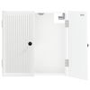 vidaXL Armadio per Dartboard EDE Bianco 52,5 x 10,5 x 53,5 cm