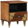 vidaXL Armadio da Notte con cassetto Marrone miele 40 x 33 x 46 cm