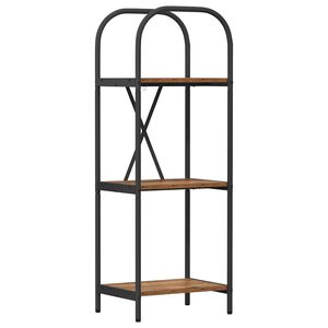 vidaXL Libreria 3 livelli 40 x 30 x 109 cm Legno ingegnerizzato