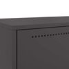 vidaXL Credenza Nera 68x39x111,5 cm in Acciaio