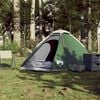 vidaXL Tenda da Campeggio a Cupola per 4 Persone Verde Impermeabile